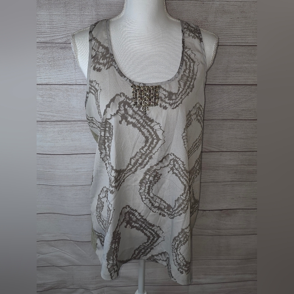 Wet Seal Lace Back Tank Top Size Large